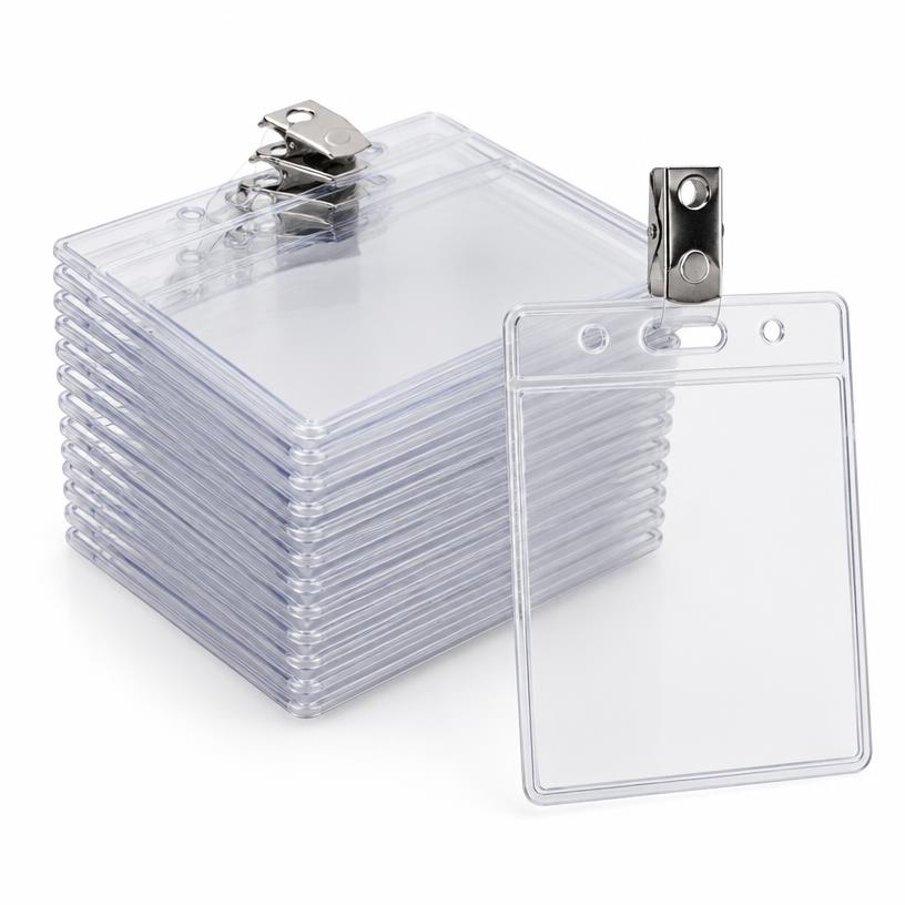 Porta-crachás personalizados para eventos e empresas