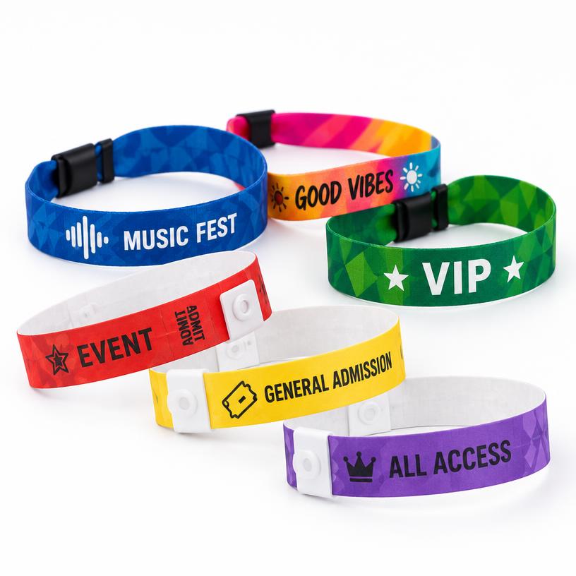 Pulseiras para eventos personalizados para eventos e empresas